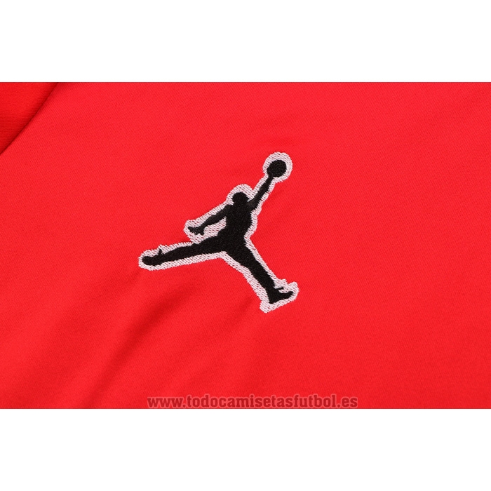 Chandal del Paris Saint-Germain Jordan Manga Corta 2022-2023 Rojo - Pantalon Corto